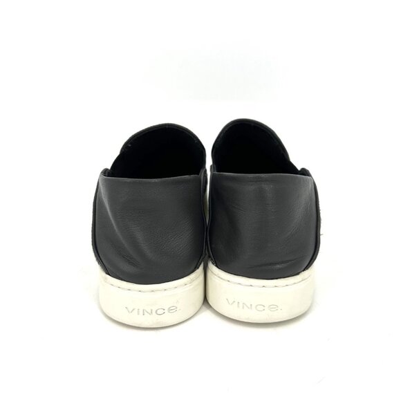 Vince Women's Garvey Slip-On Platform Sneaker Black Grey Tweed Size 8 - Picture 3 of 9